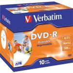 Rohling DVD-R, 4,7 GB/120 Min., 16-fach, im Jewel Case,...