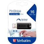 Speicherstick USB 3.0, 16 GB, PinStripe, mit Schiebefunktion