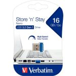 Speicherstick Nano USB-3.0, 16 GB, Farbe blau