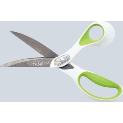 Carbo Titanium Schere Softgrip, 23,8 cm, rostfrei, Klingen mit Hohlschliff