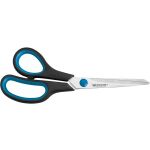 Easy Grip Schere 21,0cm, blau-schwarzer Kunststoffgriff,...