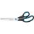 Westcott Easy Grip Schere, 23,5cm, blau-schwarzer Kunststoffgriff, rostfreie Klinge