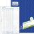 Kassenbuch EDV-gerecht, Recycling, A4, Blaupapier, mit Mikroperforation, alle Blätter gelocht, 100 Blatt