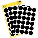 Markierungspunkte, schwarz, Ø 18 mm, permanent,1...