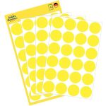 Markierungspunkte, gelb, Ø 18 mm, permanent, 1...