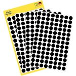 Markierungspunkte, schwarz, Ø 8 mm, permanent, 1...