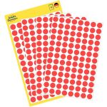 Markierungspunkte, rot, Ø 8 mm, permanent, 1...