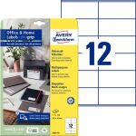 Universal-Etiketten, Inkjet,Laser s/w + Farbe, permanent,...