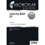 Chronoplan Liniertes-Blatt, DIN A5, Papier, 148 x 210 mm,...