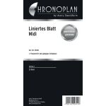 Chronoplan Liniertes-Blatt, Midi, 96 x 172 mm, Inhalt: 25...