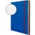 Notizio, spiralgebunden, Kunststoffcover, DIN A4, kariert, blau, 90g Papier, hellgrauer Hintergrund mit weißer Lineatur