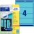 Ordner-Etiketten, bedruckbar, permanent, kurz/breit, blau, 61x192 mm, 1 Packung =20 Blatt = 80 Stück