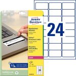 Sicherheits-Etikett, 63,5 x 33,9 mm, weiß, für...