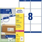 Versandetiketten, 99,1 x 67,7 mm, weiß, Laser s/w,...