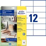 Universal-Etiketten Recycling,  Laser s/w, Farblaser,...