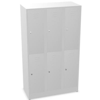 Mehrzweckschrank ST, 105cm, 6-trg, 6S, Sockel, K+T:7035 DR