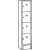 Fächersäule ST, 35cm, 4-trg, 4S, Sockel, K:7035 T:7035 DR