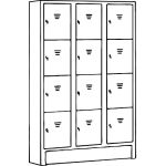 Fächersäule ST, 105cm, 12-trg, 12S, Sockel,...