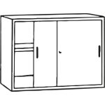 Schiebetürenschrank ST, 120cm, 2 OH, K/T:7035