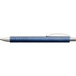 Kugelschreiber Essentio Aluminium Blau mit gefedertem Clip,