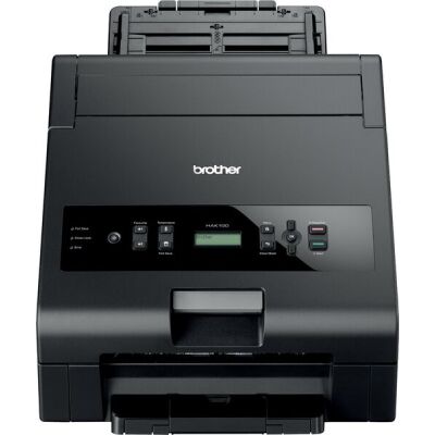 Heißfoliendrucker HAK-100, schwarz, bis zu 15 A4-S./Min., ADF für bis zu 44 Seiten, 2-zeiliges LCD, Folientransfer in verschiedenen Farben, Kassettensystem