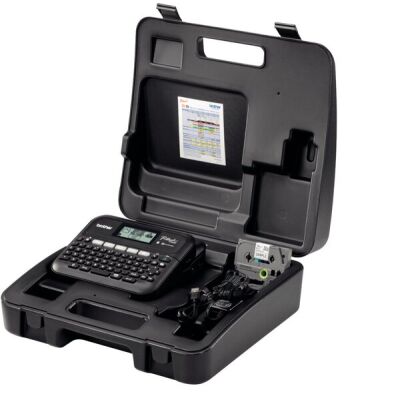 Beschriftungsgerät P-touch TD460 BT VP, weiß, QWERTZ-Tastatur, im Transportkoffer, inkl. Zubehör