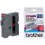 Schriftbandkassette, TX451, 24 mm x  15 m, laminiert,  schwarz auf rot
