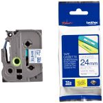 Schriftbandkassette, TZE253, 24 mm x 8 m, laminiert, blau...