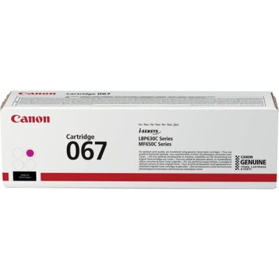 Toner Cartridge 067 magenta, ca. 1.250 Seiten, für LBP631Cw, LBP633CdW, MF651Cw, MF655CdW, MF657Cdw