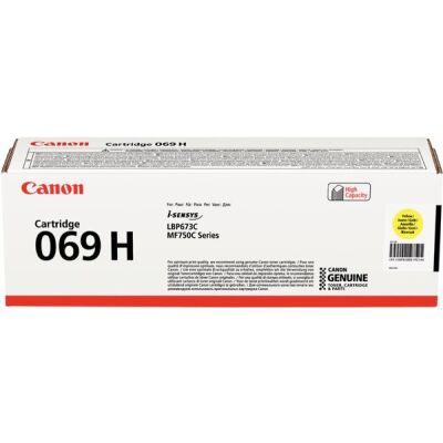 Toner Cartridge 069 high capacity, gelb, für ca. 5.500 Seiten, für LBP673Cdw, MF752Cdw, MF754Cdw