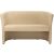 Club-Sofa, dunkelblau, Echtleder