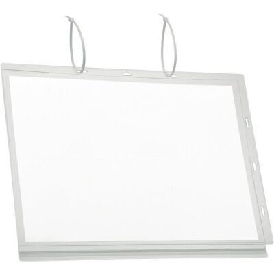 Plakattasche A3 Kabelbinder, transparent, wasserdicht, 335 x 445 x 0,6 mm, 1 Beutel = 5 Stück