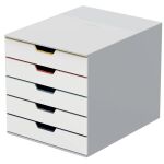 Schubladenbox Varicolor 5, Formate bis DIN A4/C4, 5...