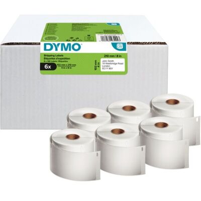 Original Etikett für LabelWriter, Versandaufkleber für DHL; 102 x 210 mm, weiß, Vorteilspack, 6 x 140 Etiketten