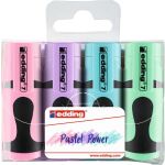 Mini-Textmarker, 4er Etui, pastell, pastellrosa,...