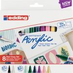 Acrylmarker Starter-Set, 8er, 2 x e5300 + 6 x e5100,...