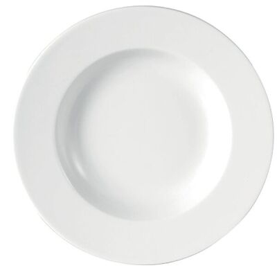 Suppenteller ISTA, Ø 24 cm tief, Porzellan, weiß