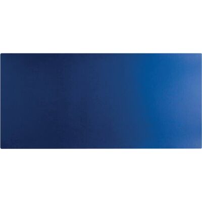 Schreibunterlage, 40 x 80 cm, hellblau/marineblau, aus PU-Kunstleder