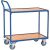 Tischwagen, Ladefläche: 850 mm x 500 mm, 2 Böden, Schraubkonstruktion, Lenkrollen