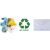 Sichttasche, DIN A5 quer, mit Klettverschluss, farblos transparent, 100 % Recycling-PP, dokumentenecht
