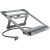USB-C-Docking-Station Connect2Office Stand, grau, Notebook-Halterung, 12 Ports, 4 x USB-A, 2 x USB-C, 2 x HDMI, 1 x DisplayPort, USB-C Power Delivery, 3,5-mm-Klinke/AUX LAN/Ethernet