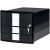 Schubladenbox Impuls 3 Schübe geschlossen, 1 davon extrahoch, schwarz, Außenmaß: 280 x 367 x 235 mm