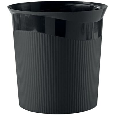 Papierkorb Re-LOOP, schwarz, 13 Liter, Höhe: 287 mm