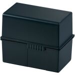 Karteibox DIN A6 quer, schwarz, inkl. A-Z-Register und...