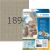 Etiketten aus Silphie-Papier, 25,4 x 10 mm, Silphie-Papier, permanent haftend, naturbraun