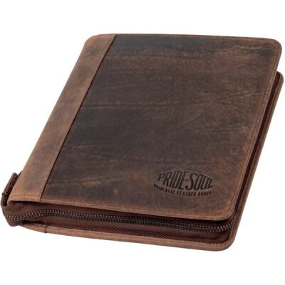 Organizer Charon, DIN A5, Echtleder, braun, Außenmaße: ca. 27 x 20,5 x 4,5 cm