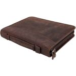 Ringbuchmappe Viggo, DIN A4, Echtleder, braun,...