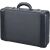 Attachékoffer Modica, Nylon, Lederimitat, schwarz, Außenmaße: ca. 32,5 x 45,5 x 10,5 cm