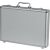 Koffer Minor, schmal, Aluminium, silber, Außenmaße: ca. 30 x 41 x 6,5 cm