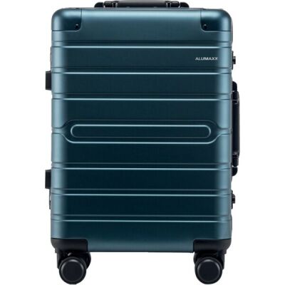 Reisetrolley Gravity, Aluminium, matt, blau, Außenmaßec: ca. 56 x 37 x 21 cm